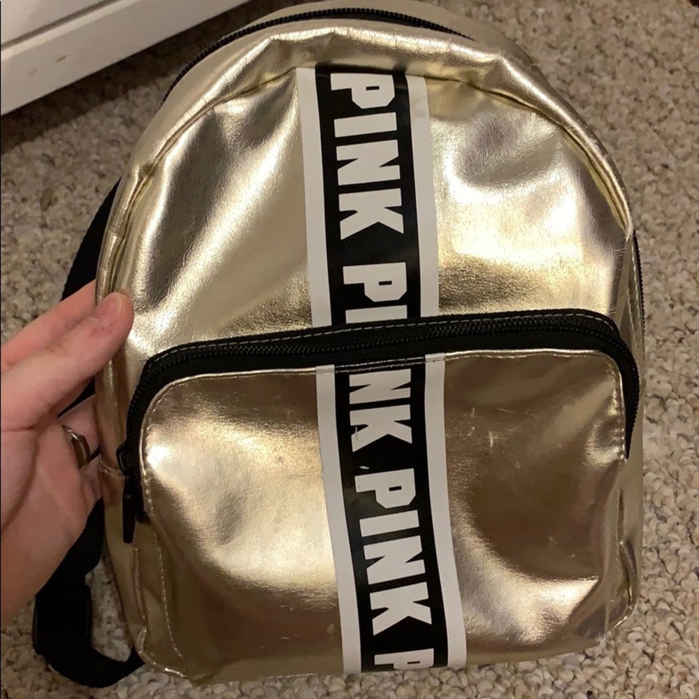 Mini gold pink bag
